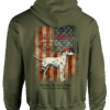 Grunge Flag Hooded Sweater